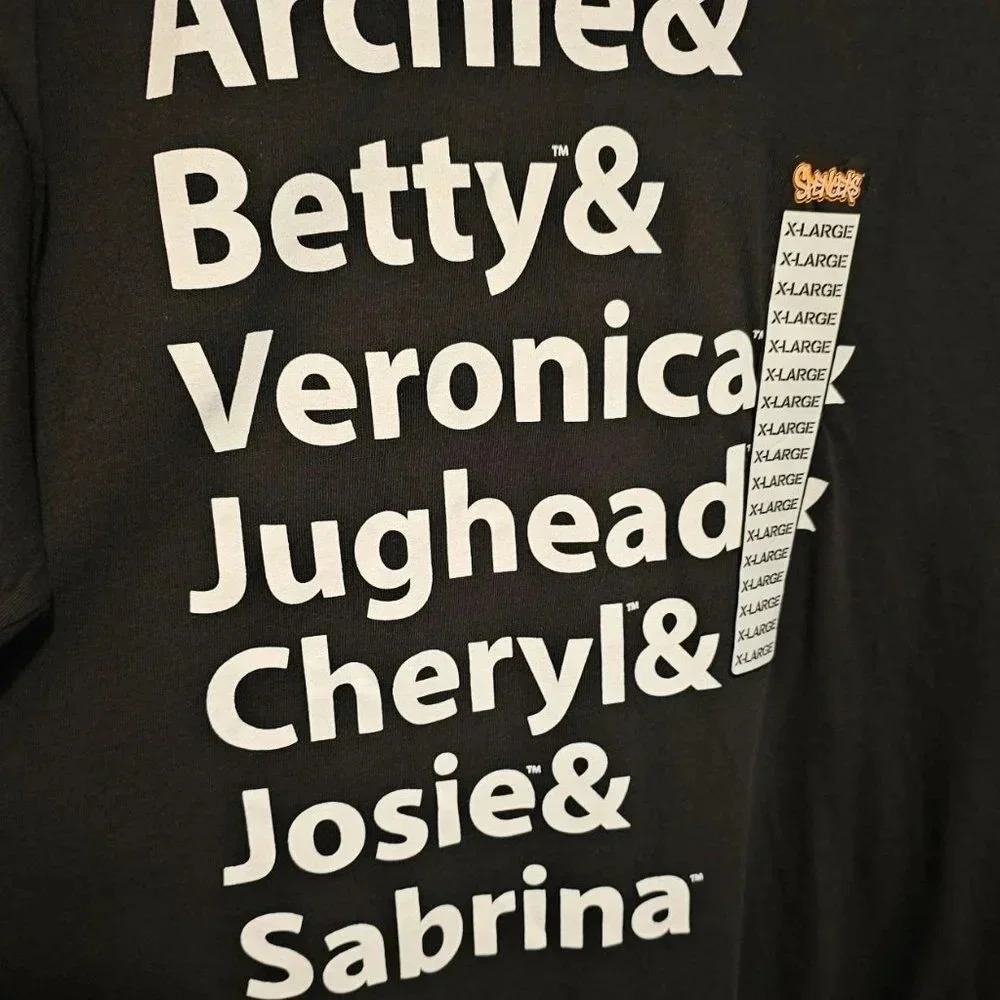 Archie Betty Veronica Jughead Cheryl Josie Sabrina Tee XL Riverdale Com… - Picture 2 of 9